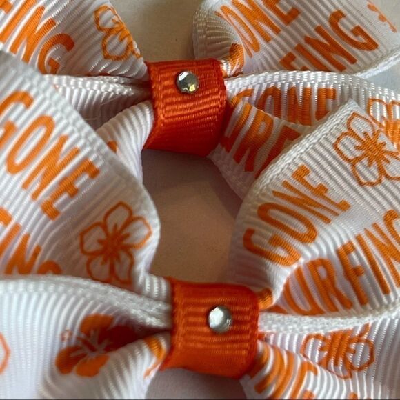 Bow pair hair bows accessories Gone surfing NEW - Picture 9 of 16